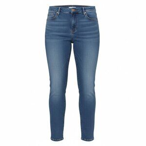 Women's Straight Leg Jeans - Blue